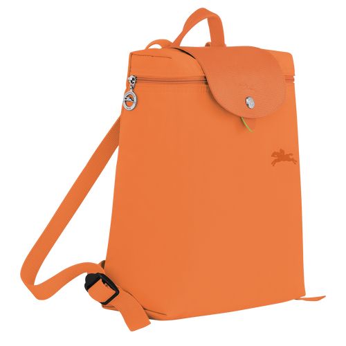 Orange - Recycled canvas Longchamp Le Pliage Green M Men Backpacks | AU8866MQ