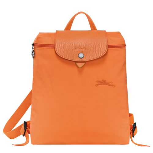 Orange - Recycled canvas Longchamp Le Pliage Green M Men Backpacks | AU8866MQ