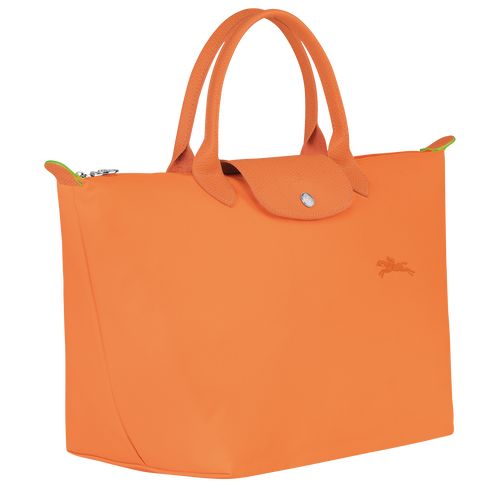 Orange - Recycled canvas Longchamp Le Pliage Green M Women Handbag | AU7345DF