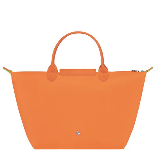 Orange - Recycled canvas Longchamp Le Pliage Green M Women Handbag | AU7345DF