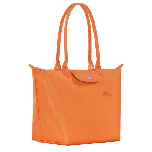 Orange - Recycled canvas Longchamp Le Pliage Green L Tote Women Shoulder Bags | AU7592QM