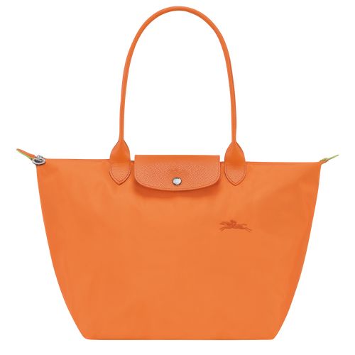 Orange - Recycled canvas Longchamp Le Pliage Green L Tote Women Shoulder Bags | AU7592QM