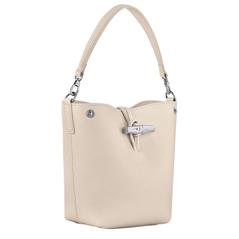 Paper - Leather Longchamp Le Roseau XS Bucket Women Crossbody Bags | AU7443UZ