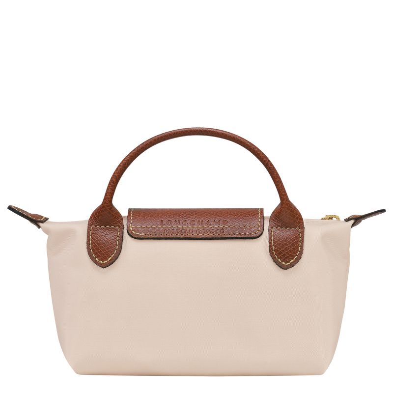 Paper - Recycled canvas Longchamp Le Pliage Original with handle Women Pouches | AU7948OK