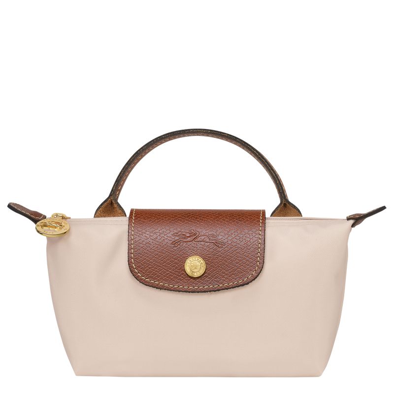 Paper - Recycled canvas Longchamp Le Pliage Original with handle Women Pouches | AU7948OK