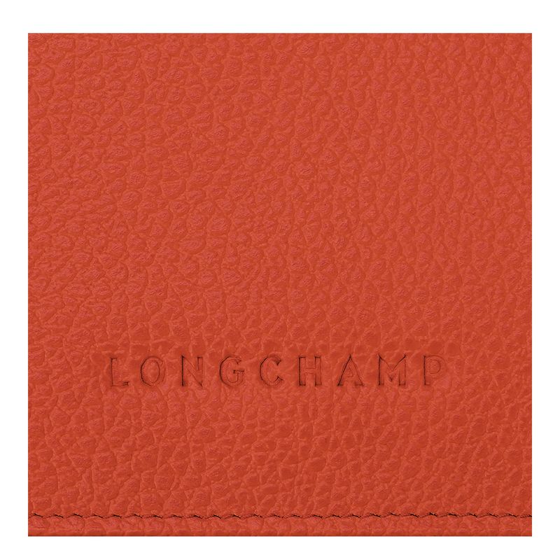 Paprika - Leather Longchamp Le FoulonnÉ Men Wallets | AU9004IL