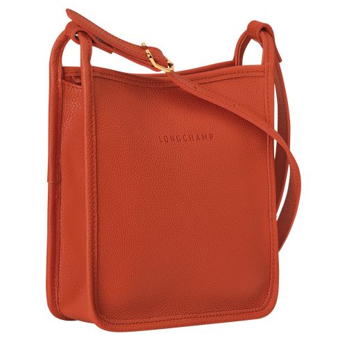 Paprika - Leather Longchamp Le FoulonnÉ S Women Crossbody Bags | AU7479PJ