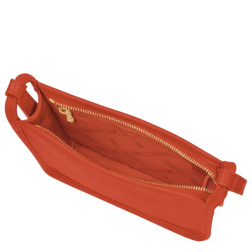 Paprika - Leather Longchamp Le FoulonnÉ S Women Crossbody Bags | AU7479PJ