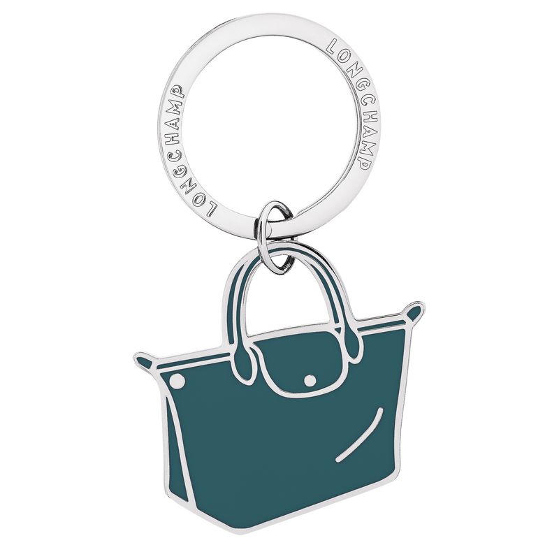 Peacock - Metal Longchamp Le Pliages Women Key Rings | AU8063EB