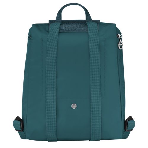 Peacock - Recycled canvas Longchamp Le Pliage Green M Men Backpacks | AU8868NW