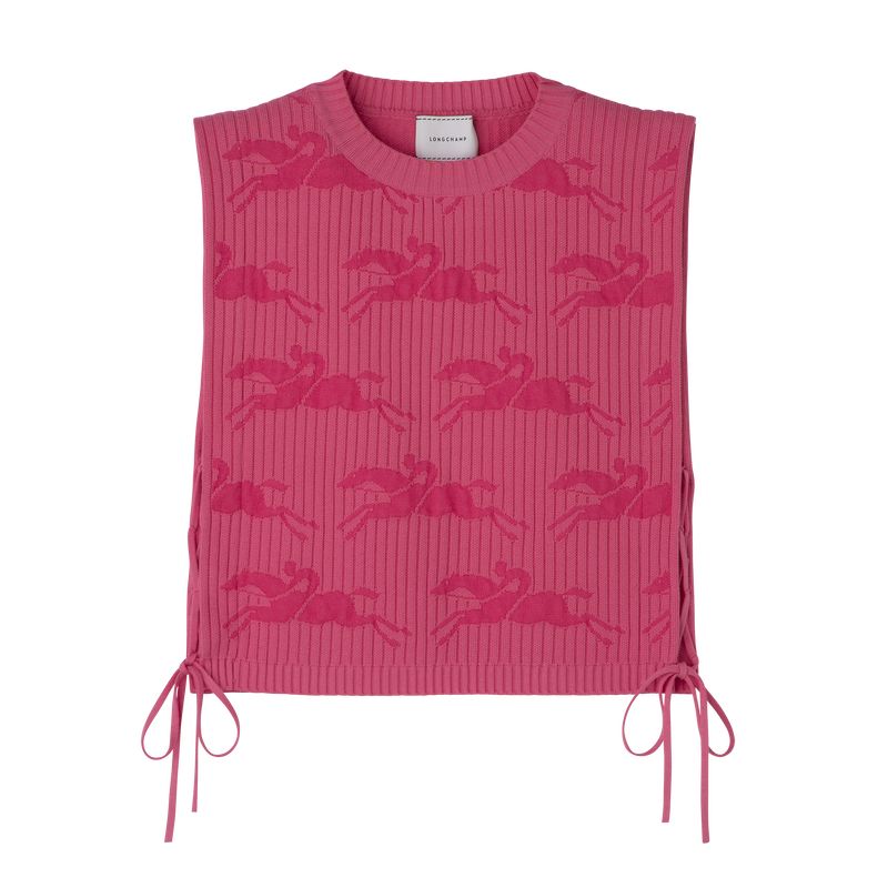 Pink - Knit Longchamp Women Tops | AU8577RV