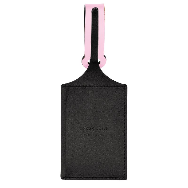 Pink - Leather Longchamp LGP Travel Luggage tag Women Accessories | AU8172IL