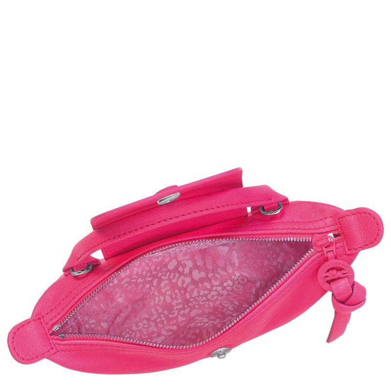 Pink - Leather Longchamp Le Pliage Xtra XS Women Pouches | AU8016IL