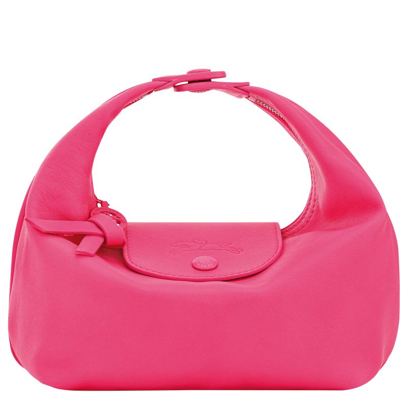 Pink - Leather Longchamp Le Pliage Xtra XS Handbag Women Mini Bags | AU7130YX