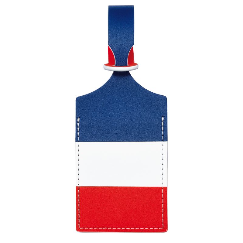 Red - Leather Longchamp LGP Travel Luggage tag Men Accessories | AU9266PJ