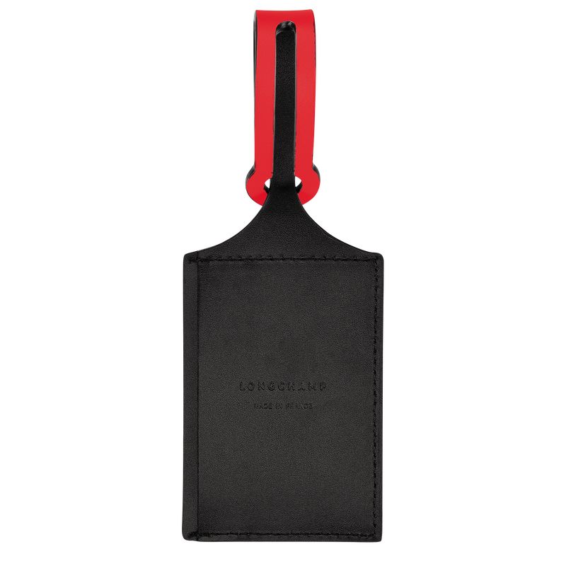 Red - Leather Longchamp LGP Travel Luggage tag Men Accessories | AU9272HA