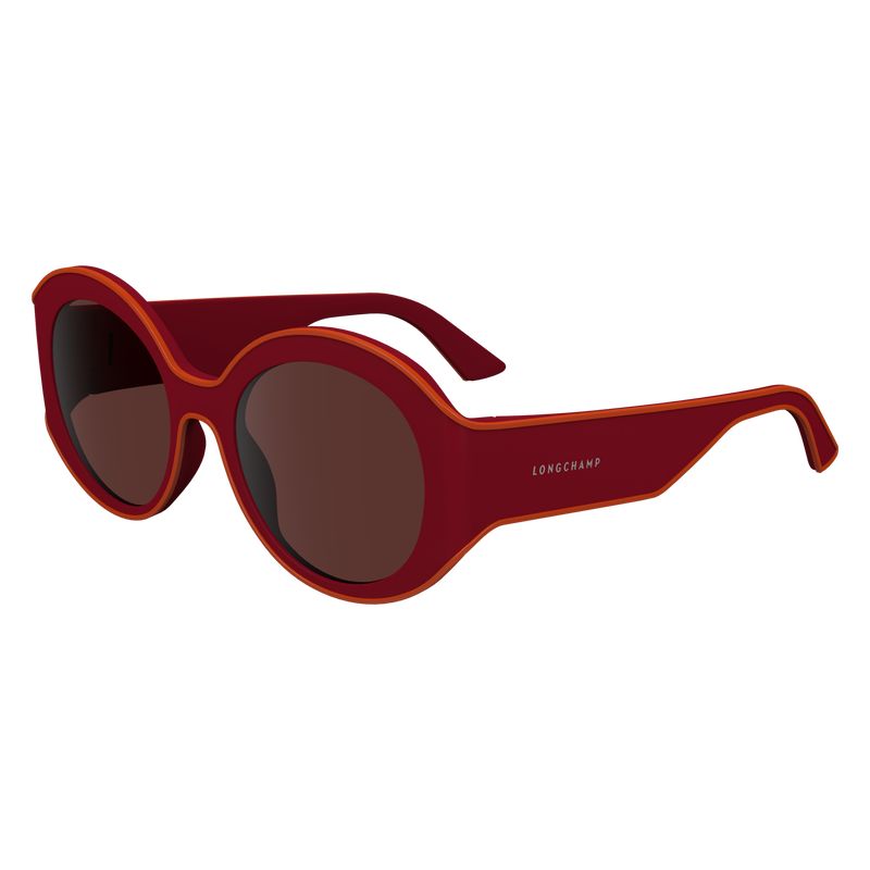 Red - Plant Based Resin Longchamp Women Sunglasses | AU8467PJ