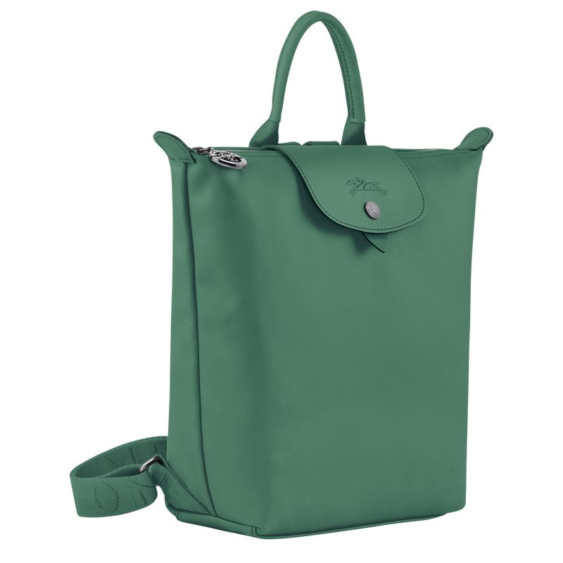 Sage - Leather Longchamp Le Pliage Xtra S Men Backpacks | AU8848IL