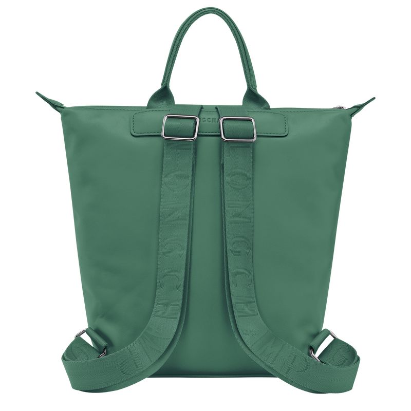 Sage - Leather Longchamp Le Pliage Xtra S Women Backpacks | AU7657DF