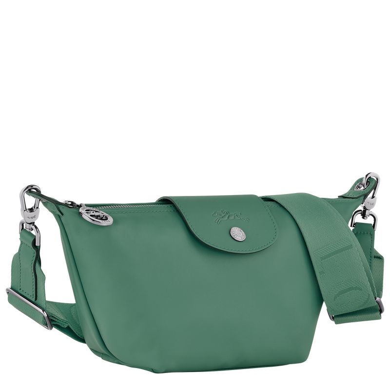 Sage - Leather Longchamp Le Pliage Xtra XS Men Crossbody Bags | AU8801DF