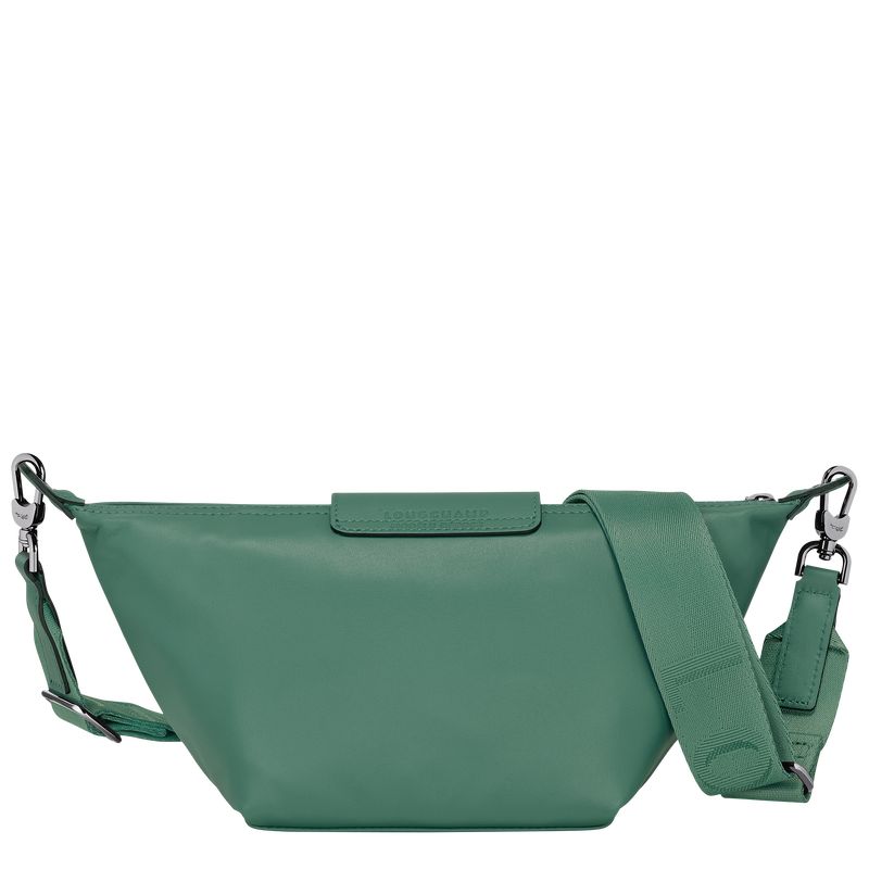 Sage - Leather Longchamp Le Pliage Xtra XS Men Crossbody Bags | AU8801DF