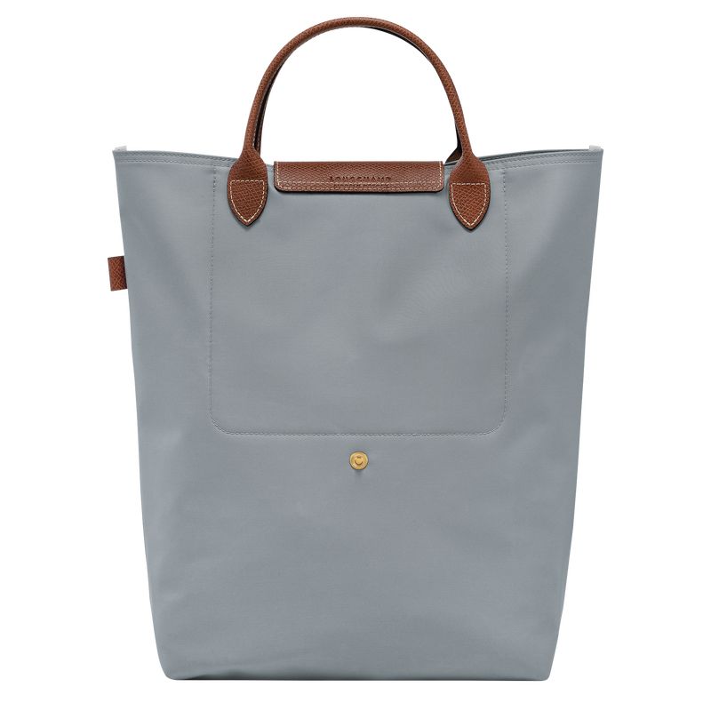 Steel - Canvas Longchamp Le Pliage Original M Tote Women Handbag | AU7160JP