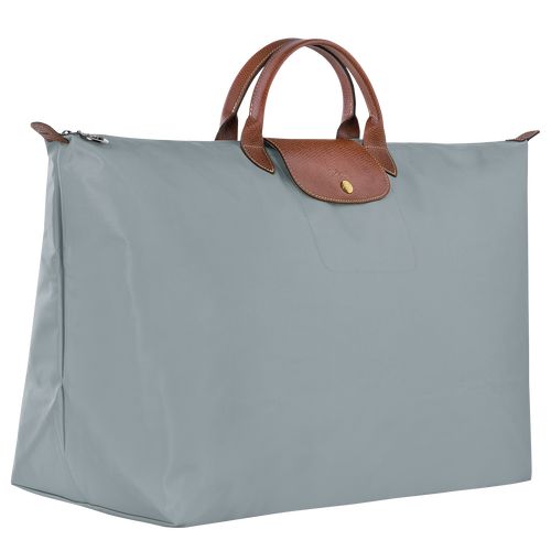 Steel - Recycled canvas Longchamp Le Pliage Original M Women Travel Bags | AU8110EB