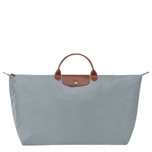 Steel - Recycled canvas Longchamp Le Pliage Original M Women Travel Bags | AU8110EB