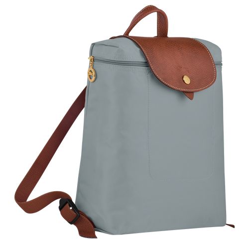 Steel - Recycled canvas Longchamp Le Pliage Original M Men Backpacks | AU8872XY