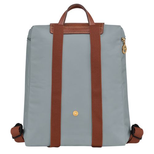 Steel - Recycled canvas Longchamp Le Pliage Original M Men Backpacks | AU8872XY