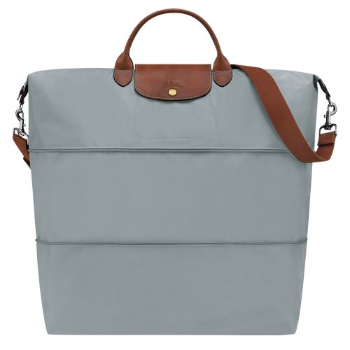 Steel - Recycled canvas Longchamp Le Pliage Original expandable Men Travel Bags | AU9203WN