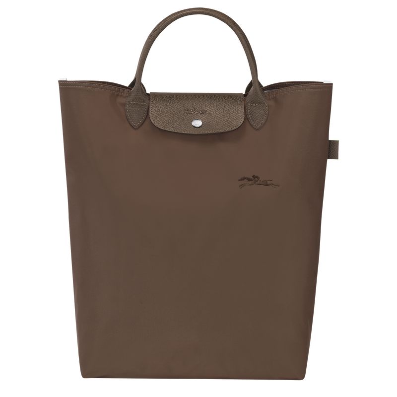 Terra - Canvas Longchamp Le Pliage Green M Tote Men Handbag | AU8905DF