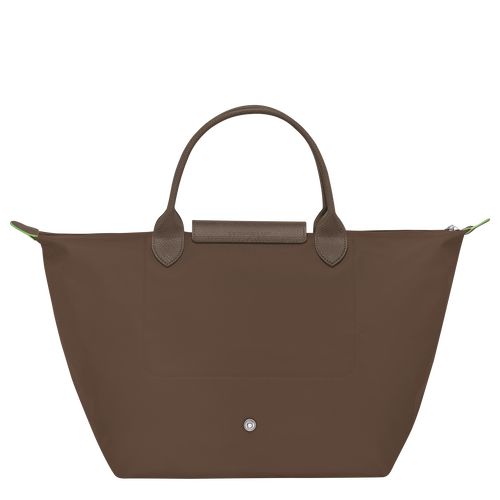 Terra - Recycled canvas Longchamp Le Pliage Green M Women Handbag | AU7346FD