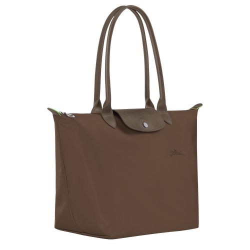 Terra - Recycled canvas Longchamp Le Pliage Green L Tote Women Shoulder Bags | AU7591WN