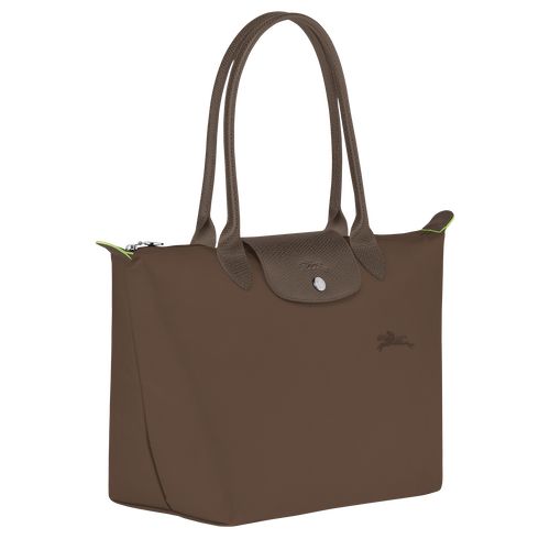 Terra - Recycled canvas Longchamp Le Pliage Green M Tote Women Shoulder Bags | AU7597TC