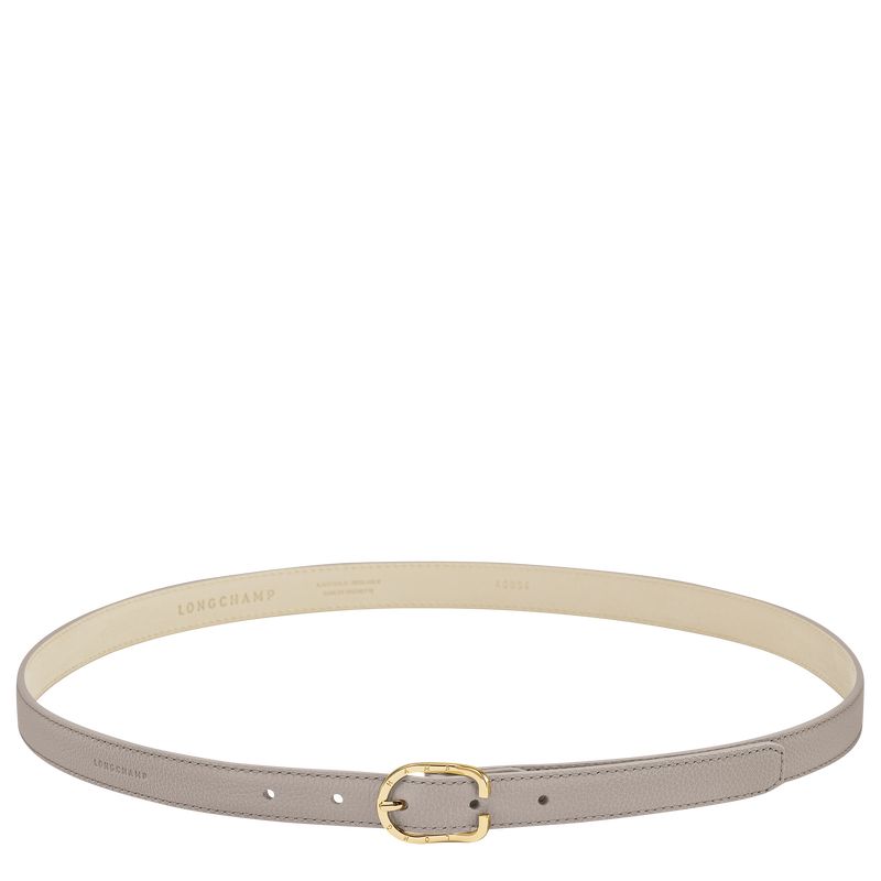 Turtledove - Leather Longchamp Le FoulonnÉ Women Belts | AU8358GS