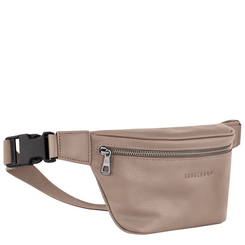 Turtledove - Leather Longchamp Le FoulonnÉ M Men Belt Bags | AU8886UZ