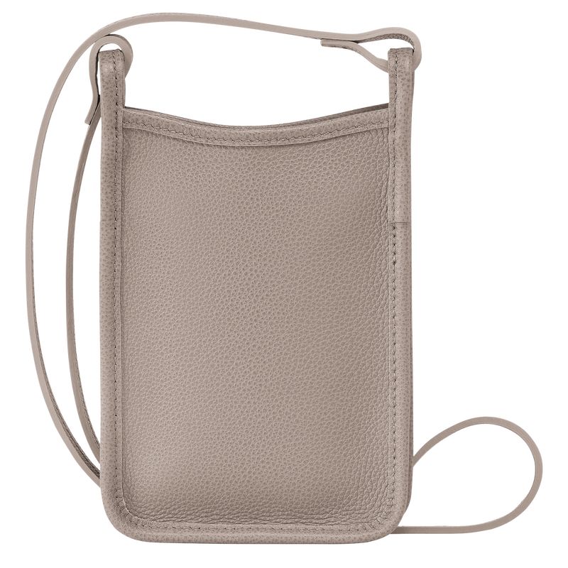 Turtledove - Leather Longchamp Le FoulonnÉ Men Phone Case | AU8980JP