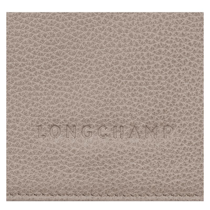 Turtledove - Leather Longchamp Le FoulonnÉ Men Wallets | AU9001TC