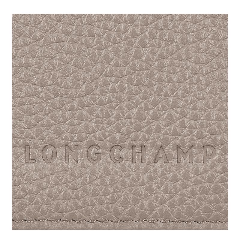 Turtledove - Leather Longchamp Le FoulonnÉ Passport cover Men Accessories | AU9280BE