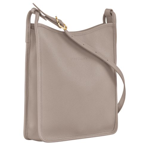 Turtledove - Leather Longchamp Le FoulonnÉ M Women Crossbody Bags | AU7470LI