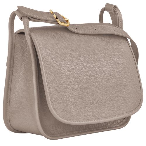 Turtledove - Leather Longchamp Le FoulonnÉ M Women Crossbody Bags | AU7483YX