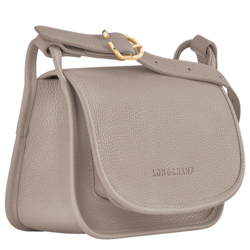 Turtledove - Leather Longchamp Le FoulonnÉ S Women Crossbody Bags | AU7487WN