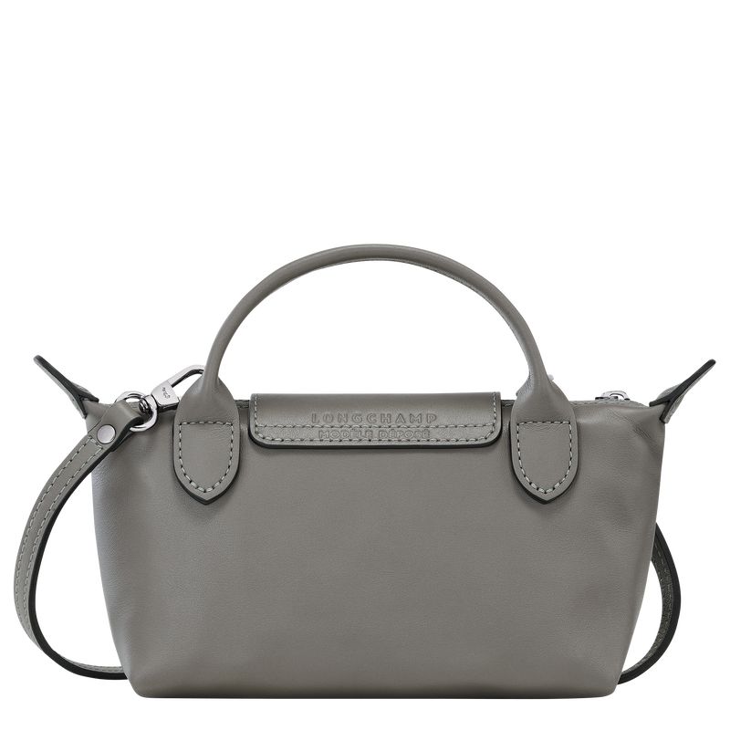 Turtledove - Leather Longchamp Le Pliage Xtra XS Pouch Women Mini Bags | AU7105ZU