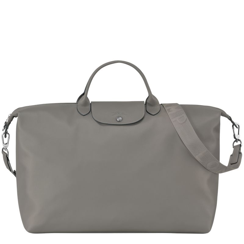 Turtledove - Leather Longchamp Le Pliage Xtra S Women Travel Bags | AU8095KO