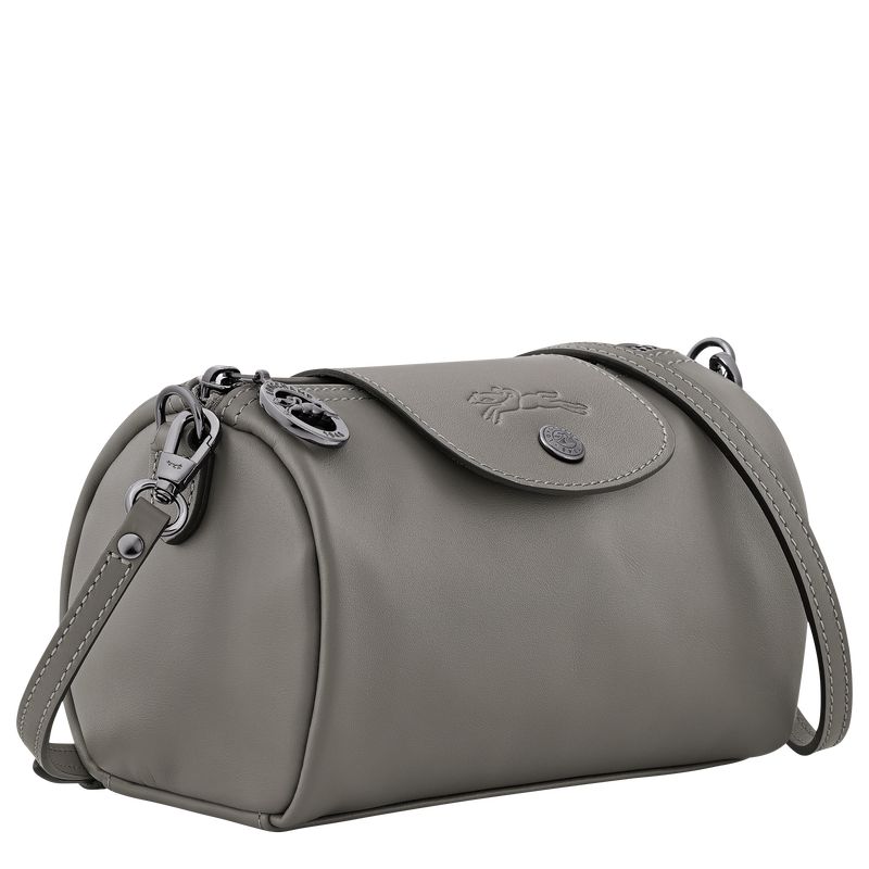 Turtledove - Leather Longchamp Le Pliage Xtra XS Crossbody Women Mini Bags | AU7110GS