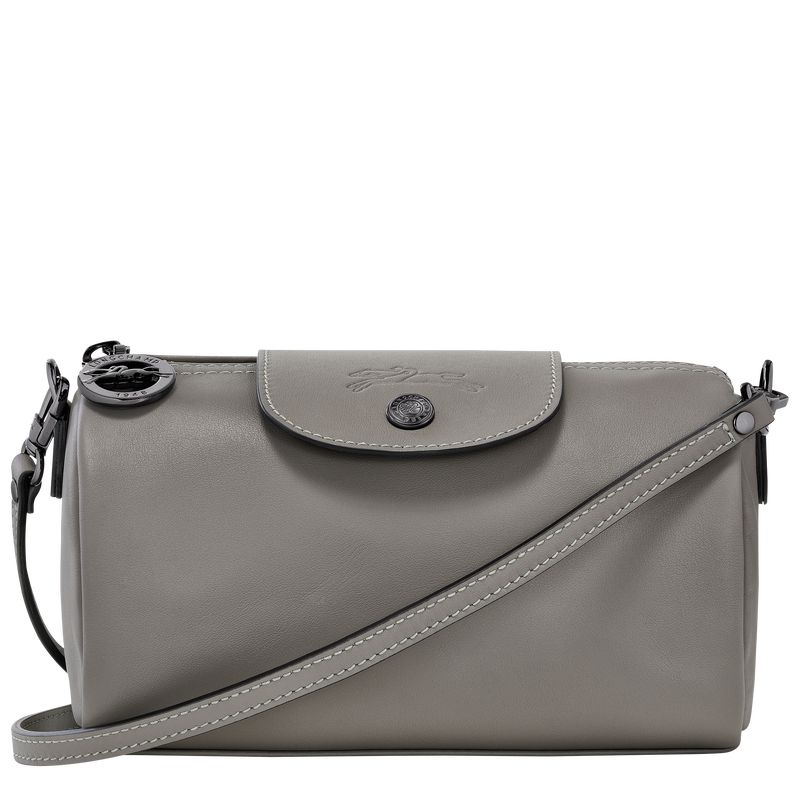 Turtledove - Leather Longchamp Le Pliage Xtra XS Crossbody Women Mini Bags | AU7110GS