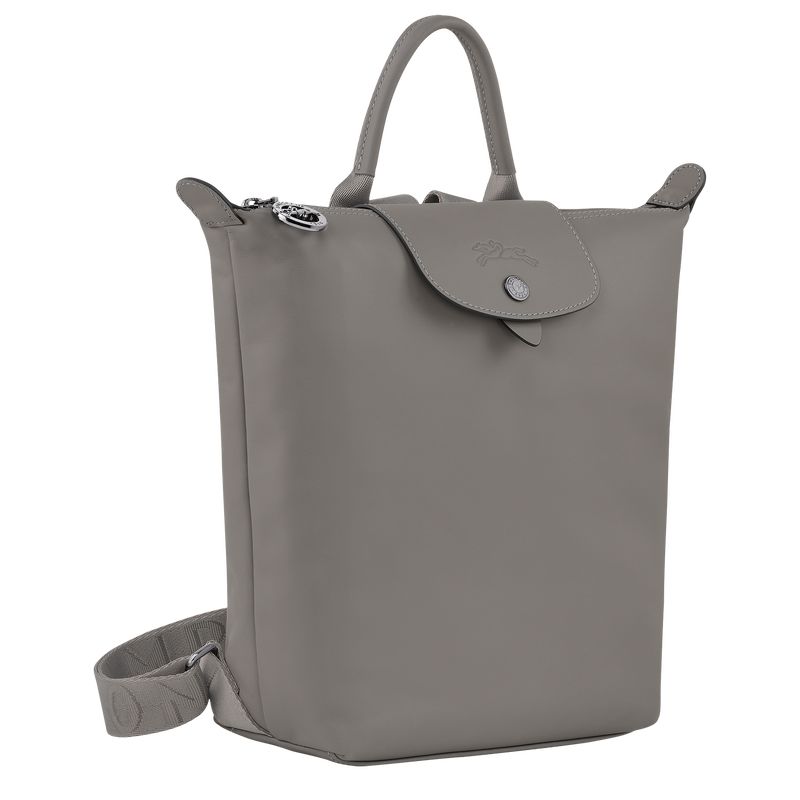 Turtledove - Leather Longchamp Le Pliage Xtra S Men Backpacks | AU8847UZ