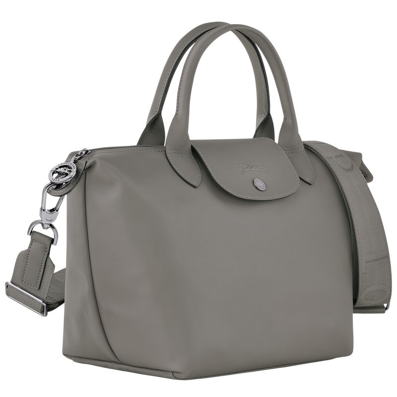 Turtledove - Leather Longchamp Le Pliage Xtra S Women Handbag | AU7186PJ