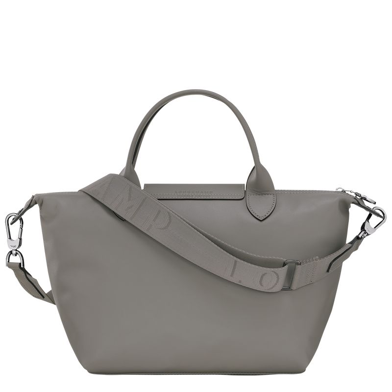 Turtledove - Leather Longchamp Le Pliage Xtra S Women Handbag | AU7186PJ